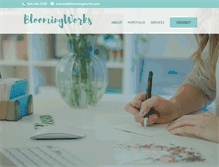 Tablet Screenshot of bloomingworks.com